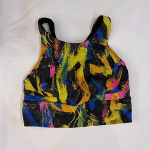 Lululemon Athletica Multicolor Abstract Sports Bra